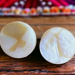 Mother of Pearl Stud Earrings, Summer Earrings Studs, Coastal Cowgirl